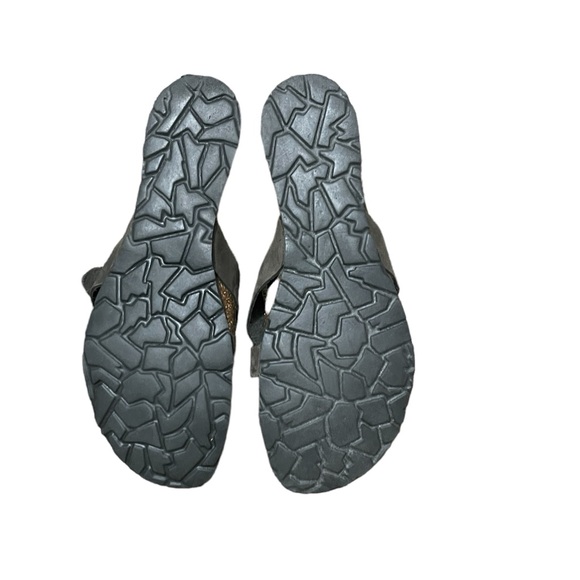 Christina Francini leather wedge sandals brown size 8.5 made in Italy - Picture 3 of 8